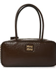 Naplak Patent Small Beau Top Handle Bag Palissandro