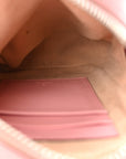 Calfskin Matelasse Mini GG Marmont Crossbody Bag Wild Rose