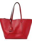 Calfskin Medium Diamond Tote Red