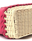 Rattan Taurillon Capucines Mini Magenta