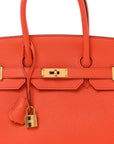 Togo BIRKIN 35 Orange Poppy