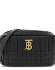 Lambskin Quilted Small Lola Camera Bag Black