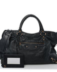 Agneau Giant 12 Rose Gold Hardware City Dark Night