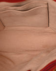 Calfskin Matelasse Medium GG Marmont Open Top Shoulder Bag Hibiscus Red