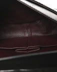 Distressed Patent Quilted 2.55 Reissue 226 Flap Black