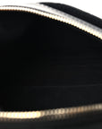 Lambskin Quilted Waist Bag Fanny Pack Black