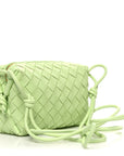 Nappa Intrecciato Mini Loop Camera Bag Fennel