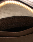 GG Supreme Monogram Textured Dollar Calfskin Web Mini Ophidia Top Handle Bowler Bag Beige Ebony New Acero
