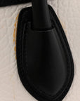 Bullhide Calfskin Nubuck Micro Tri-Color Luggage White Khaki