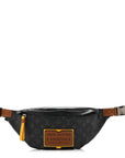 Monogram Eclipse Epi Gaston Label Discovery Bumbag Black Savan Yellow