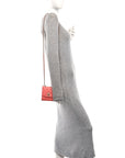 Lambskin Quilted Mini Trendy CC Clutch With Chain Coral Pink