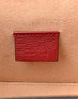Azalea Calfskin Small Padlock Bamboo Shoulder Bag Romantic Cerise