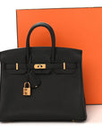 Togo Birkin 25 Black