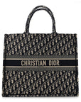 Oblique Large Book Tote Blue Multicolor