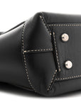French Calfskin Maxi Intrecciato Arco 33 Black