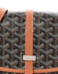 Goyardine Belvedere II PM Messenger Bag Black Gold