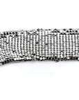 Lambskin Quilted Chain Mail Shoulder Bag Black