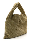 Suede Intrecciato Large Hop Mud
