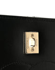 Lambskin Quilted Small Trendy CC Dual Handle Flap Bag Black