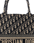 Oblique Large Book Tote Blue Multicolor