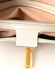 Boarded Dyana Lux Calfskin Small Jackie 1961 Hobo Mystic White