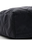 Nylon Tessuto Impuntu Quilted Tote Baltico