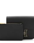 Epsom Lizard Constance Slim Wallet Black