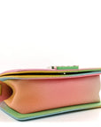 Caviar Quilted Small Cuba Rainbow Boy Flap Multicolor