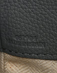 Grained Calfskin Medium Hammock Shoulder Bag Blue