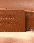 Azalea Calfskin Matelasse Diagonal Super Mini GG Marmont Shoulder Bag Cuir