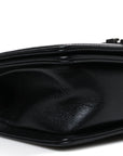 Caviar Quilted Small Boy Flap Black