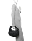 Nappa Intrecciato Teen Jodie Hobo Black