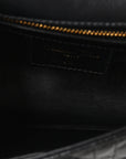 Calfskin Cannage Small Caro Bag Black