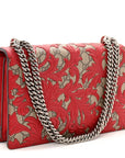 GG Supreme Monogram Arabesque Dionysus Shoulder Bag Hibiscus Red