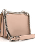 Vitello Liberty Pearl Scalloped Studded Small Kan I Shoulder Bag Soap