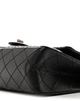 Aged Calfskin Quilted 2.55 Reissue 225 Flap Black