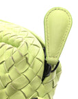 Nappa Intrecciato Small Camera Bag Acid Kiwi