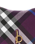Jacquard Check Medium Rocking Horse Crossbody Pansy