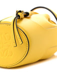 Calfskin Mini Balloon Bucket Bag Yellow