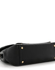 Caviar Quilted Large Business Affinity Flap Black