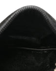 House Check Key Coin Case Black