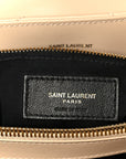 Calfskin Y Quilted Monogram Medium Loulou Chain Satchel Dark Beige