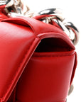 Lambskin Maxi Intreccio Padded Chain Cassette Crossbody Bag Nail Polish