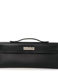 Swift Kelly Cut Clutch Pochette Black