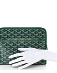 Goyardine Jouvence Toiletry Pouch MM Green