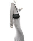 Nappa Intrecciato Concert Pouch Black