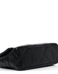 Lambskin Quilted Medium CHNL 19 Flap Black