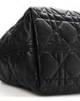 Calfskin Macrocannage Large Toujours Black