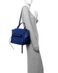 Grained Calfskin Mini Belt Bag Indigo
