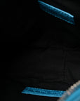 Agneau Arena Le Cagole Shoulder Bag XS Turquoise